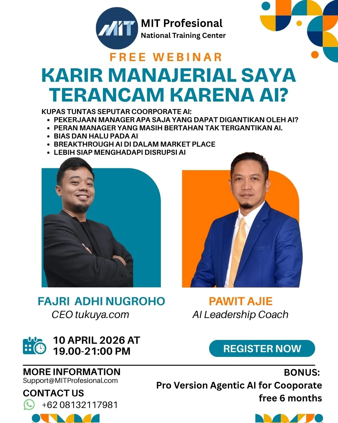 Free Webinar Eksklusif: AI untuk Pengambilan Keputusan Bisnis (AI Leadership)